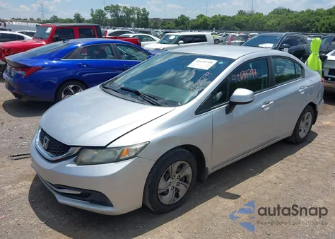 2013 Honda Civic Lx z USA, uszkodzony, nr VIN 2HGFB2F50DH542687